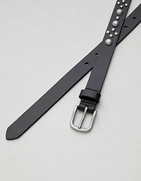 Ceinture en cuir cloutée haut de gamme AE77