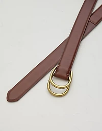 Ceinture en cuir à anneau D haut de gamme AE77