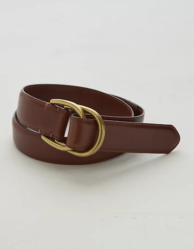 Ceinture en cuir à anneau D haut de gamme AE77
