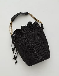 Zanatany Concepts Buckety Raffia Bag