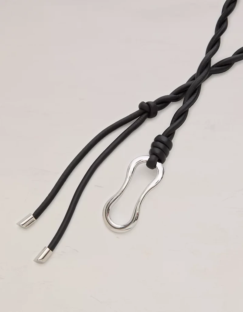 AE77 Leather Rope Belt