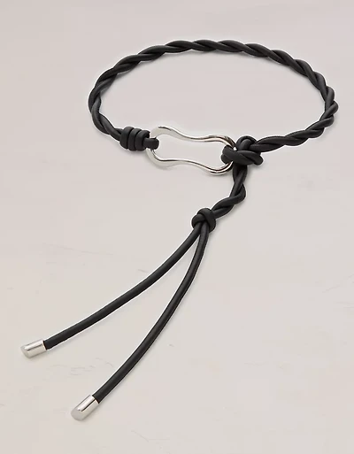 AE77 Leather Rope Belt