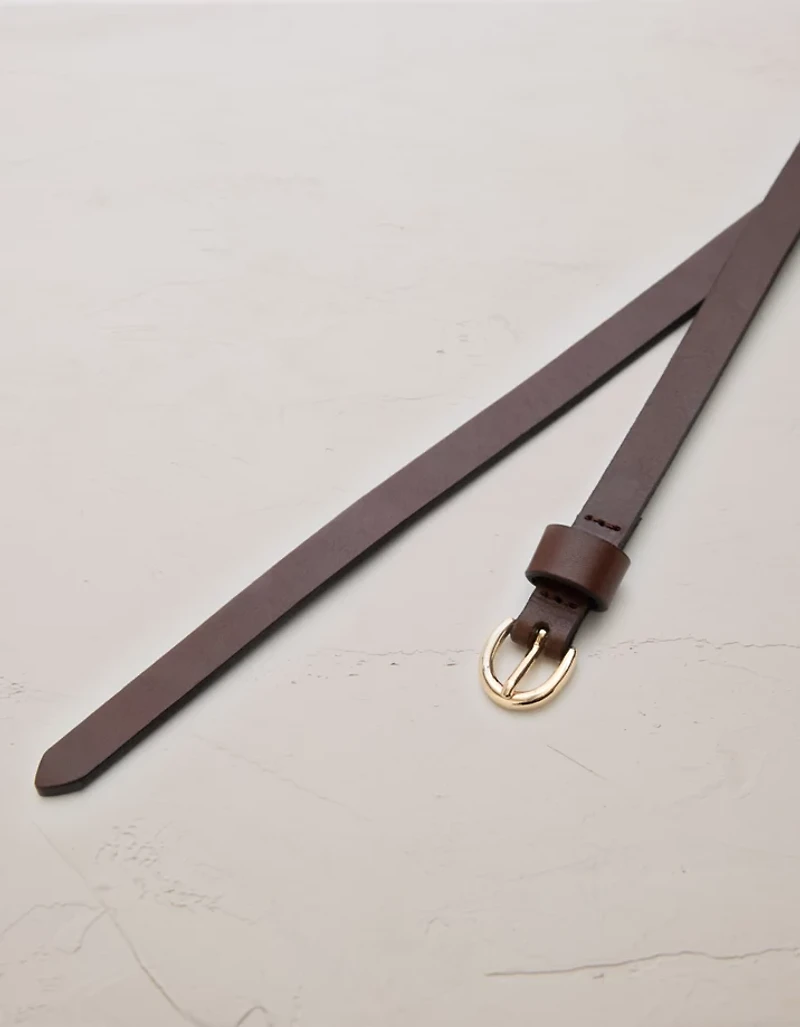 Ceinture en cuir double à enrouler AE77