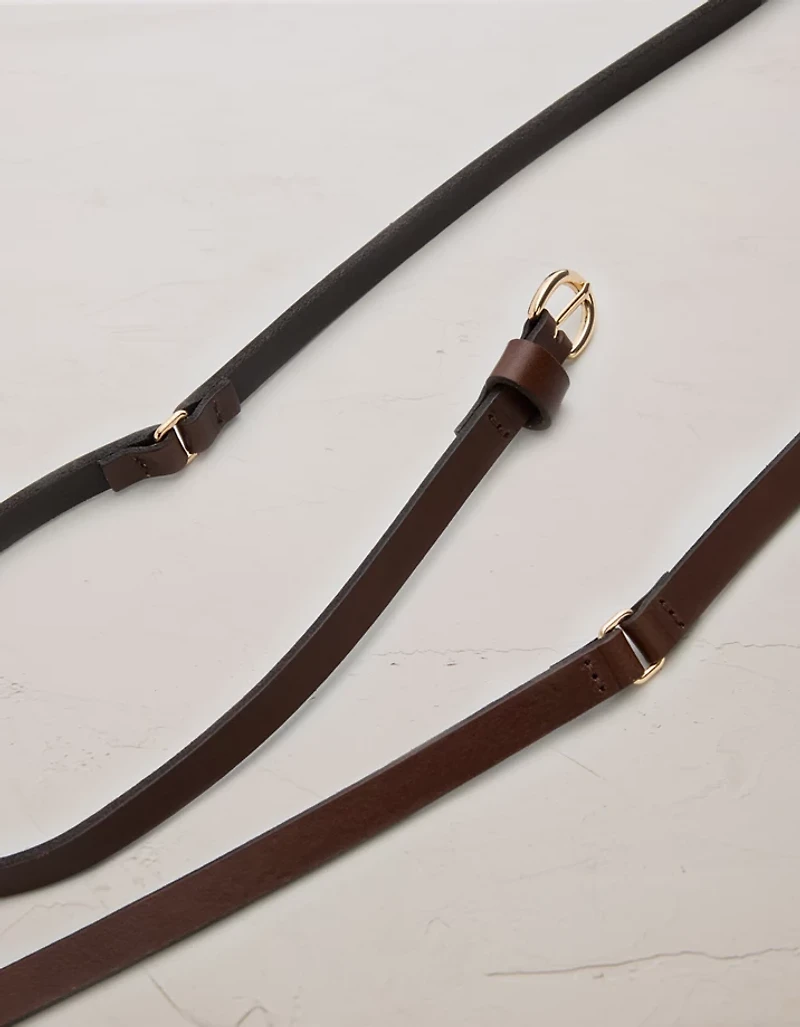 AE77 Double Wrap Leather Belt