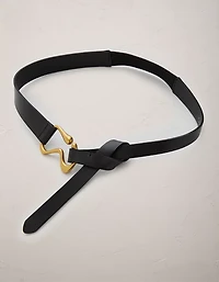 AE77 Leather Hook Belt