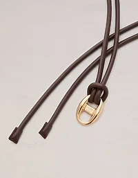 AE77 Leather Loop Belt