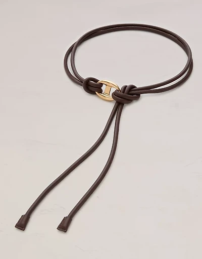 AE77 Leather Loop Belt