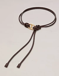 AE77 Leather Loop Belt