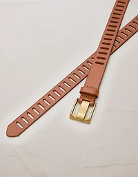 AE77 Perforated Leather Belt