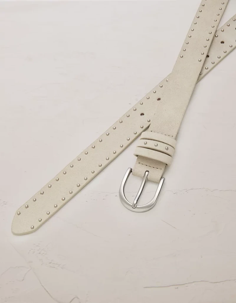 AE77 Studded Suede Belt