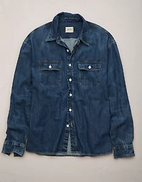 Chemise de travail en denim haut gamme AE77