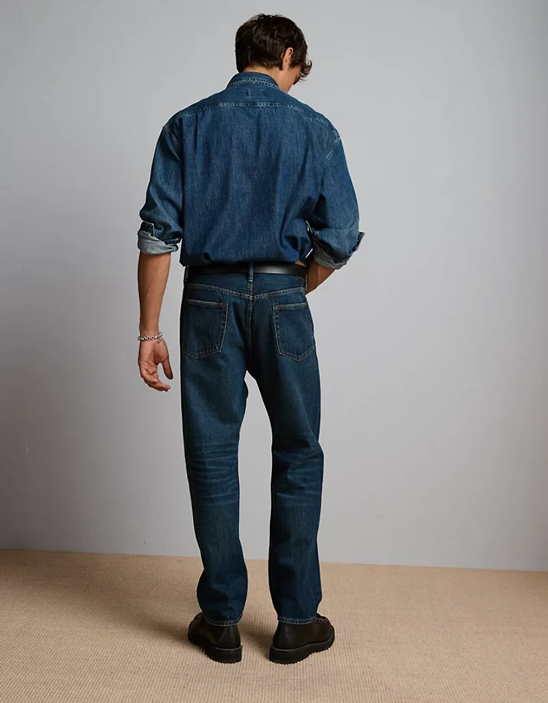 Chemise de travail en denim haut gamme AE77
