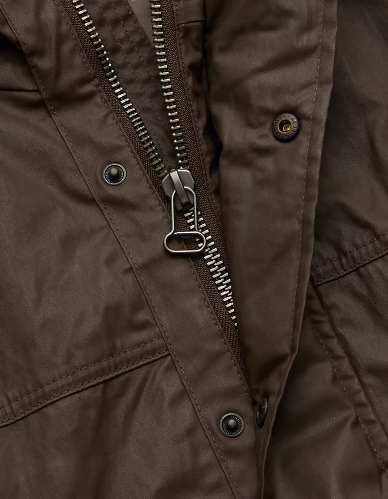 AE77 Premium Waxed Raincoat