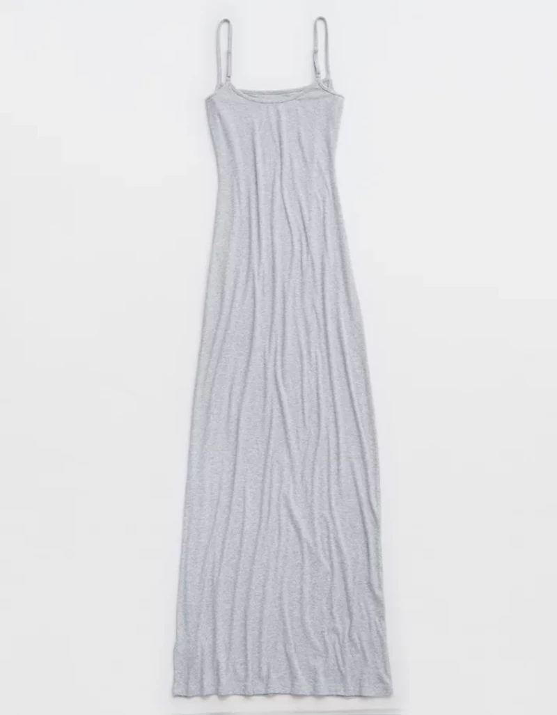 Aerie Real Soft Stretch Bodycon Maxi Dress