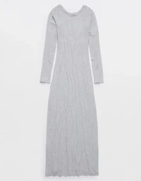 Aerie Bodycon Low Back Maxi Dress