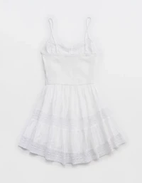 Aerie Button Up Mini Dress
