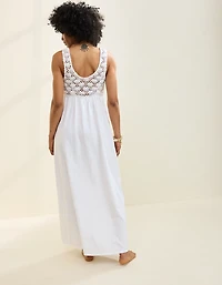 Aerie Crochet Maxi Dress