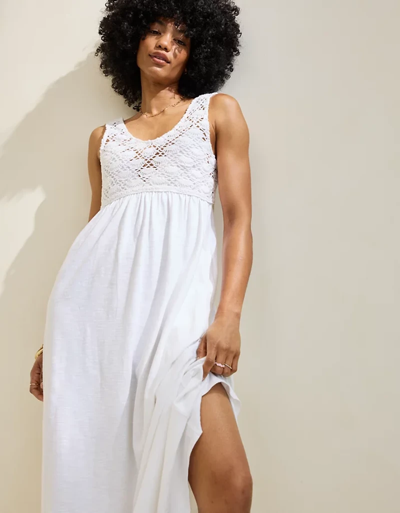 Aerie Crochet Maxi Dress