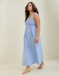 Aerie Crochet Maxi Dress