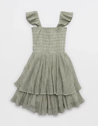 Aerie Plaid Handkerchief Mini Dress