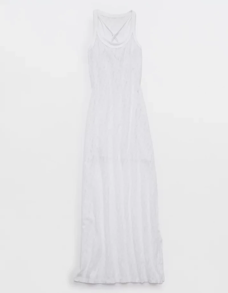 Aerie Vintage Lace Maxi Dress