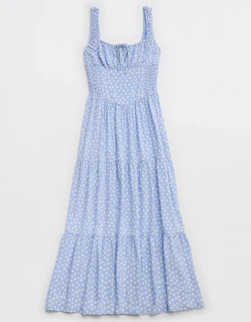 Aerie Polka Dot Maxi Dress