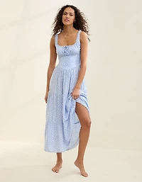 Aerie Polka Dot Maxi Dress