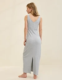 Aerie Double V Henley Bodycon Maxi Dress