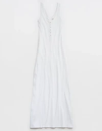 Aerie Double V Henley Bodycon Maxi Dress