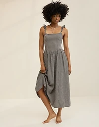 Aerie At The Barre Flutter Sleeve Dress