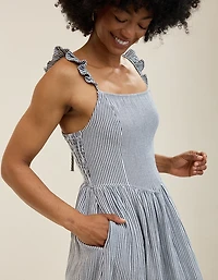 Aerie At The Barre Flutter Sleeve Dress