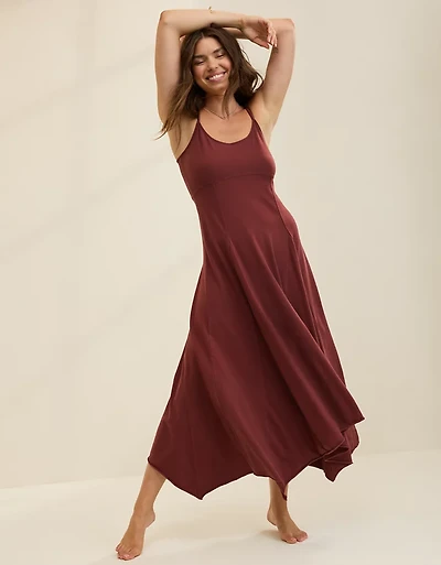 Aerie Godet Maxi Dress