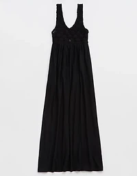 Aerie Crochet Maxi Dress