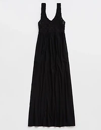 Aerie Crochet Maxi Dress