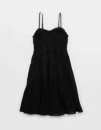 Aerie Tie Front Mini Dress