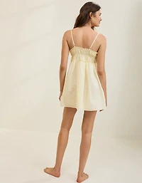 Aerie Tie Front Mini Dress