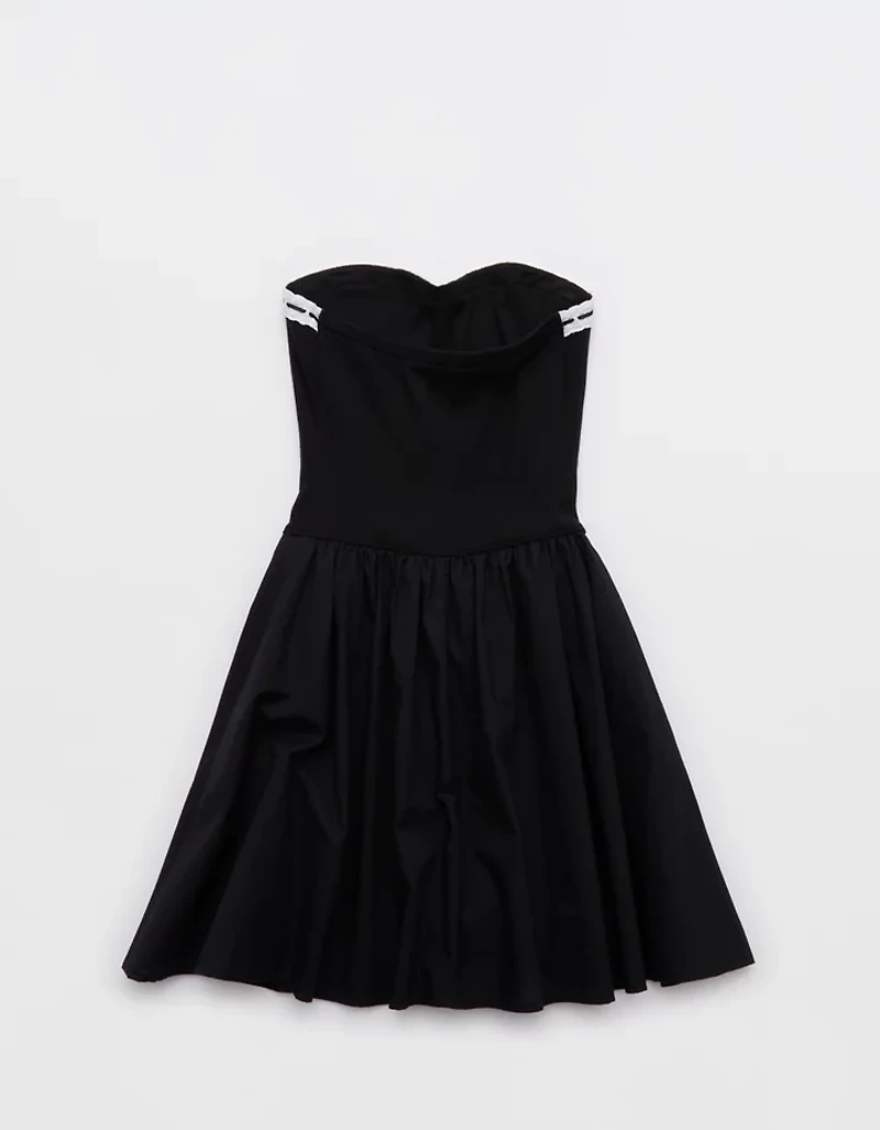 Aerie Strapless At The Barre Mini Dress