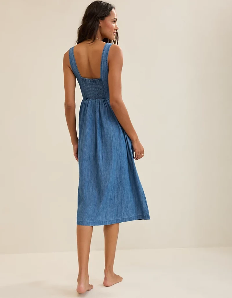 Aerie Corset Midi Dress