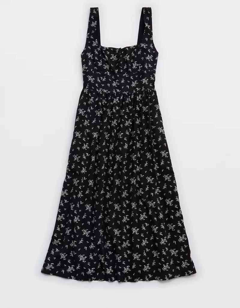 Aerie Corset Midi Dress
