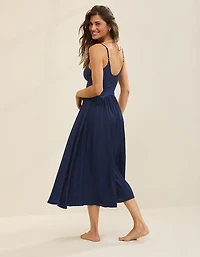 Aerie Satin At The Barre Dress