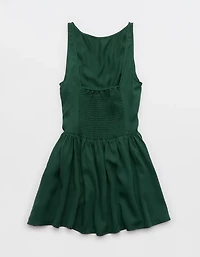 Aerie Drop Waist Bow Dress