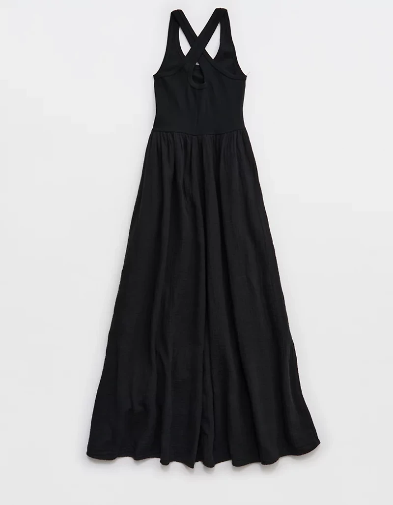 Aerie At The Barre Cross Back Dress