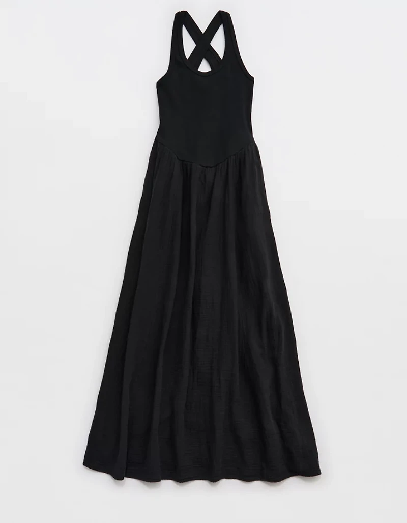 Aerie At The Barre Cross Back Dress