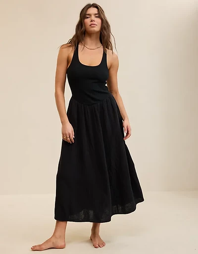 Aerie At The Barre Cross Back Dress
