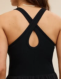 Aerie At The Barre Cross Back Dress