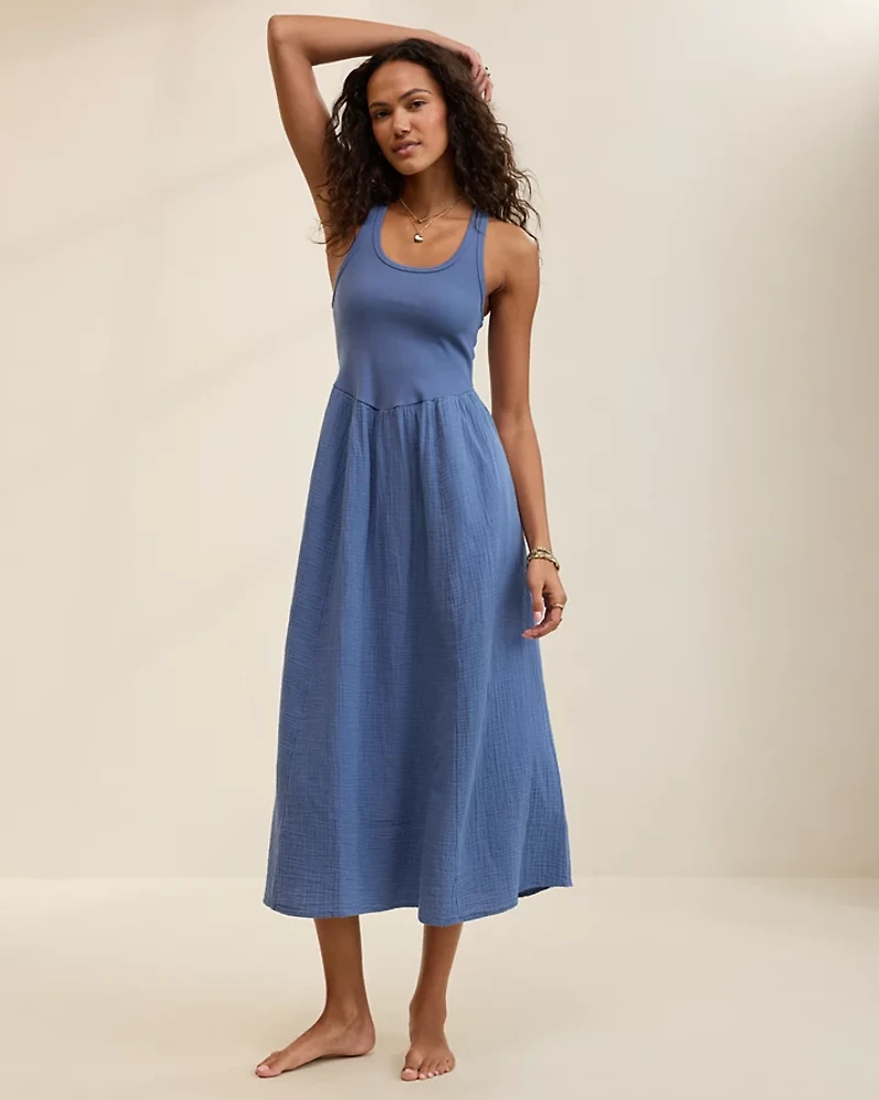 Aerie At The Barre Cross Back Dress