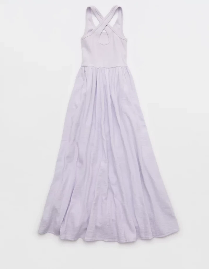 Aerie At The Barre Cross Back Dress