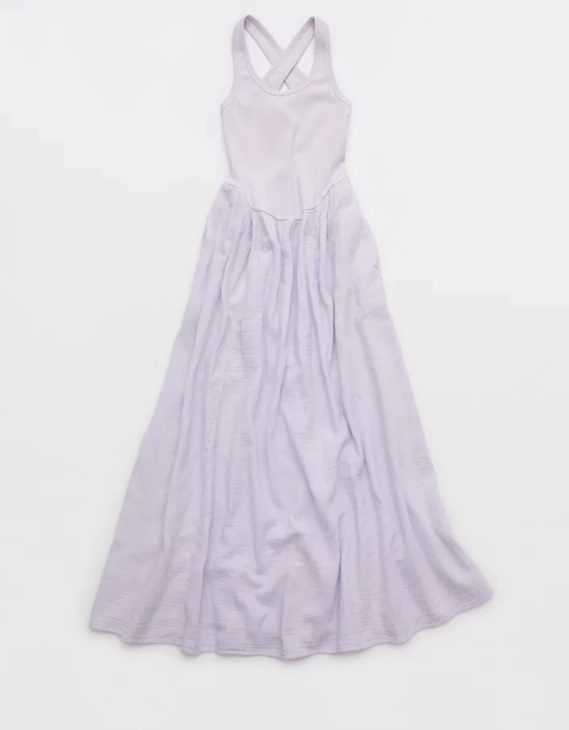 Aerie At The Barre Cross Back Dress