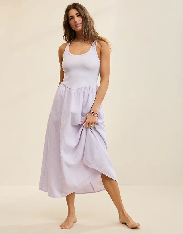 aerie embroidered midaxi dress Something a little more affordable for the #cottagecore girls and trust me I was JUST as surprised as you are Ok @aerie !!!! #affordablefashion #shopping #personalstyle