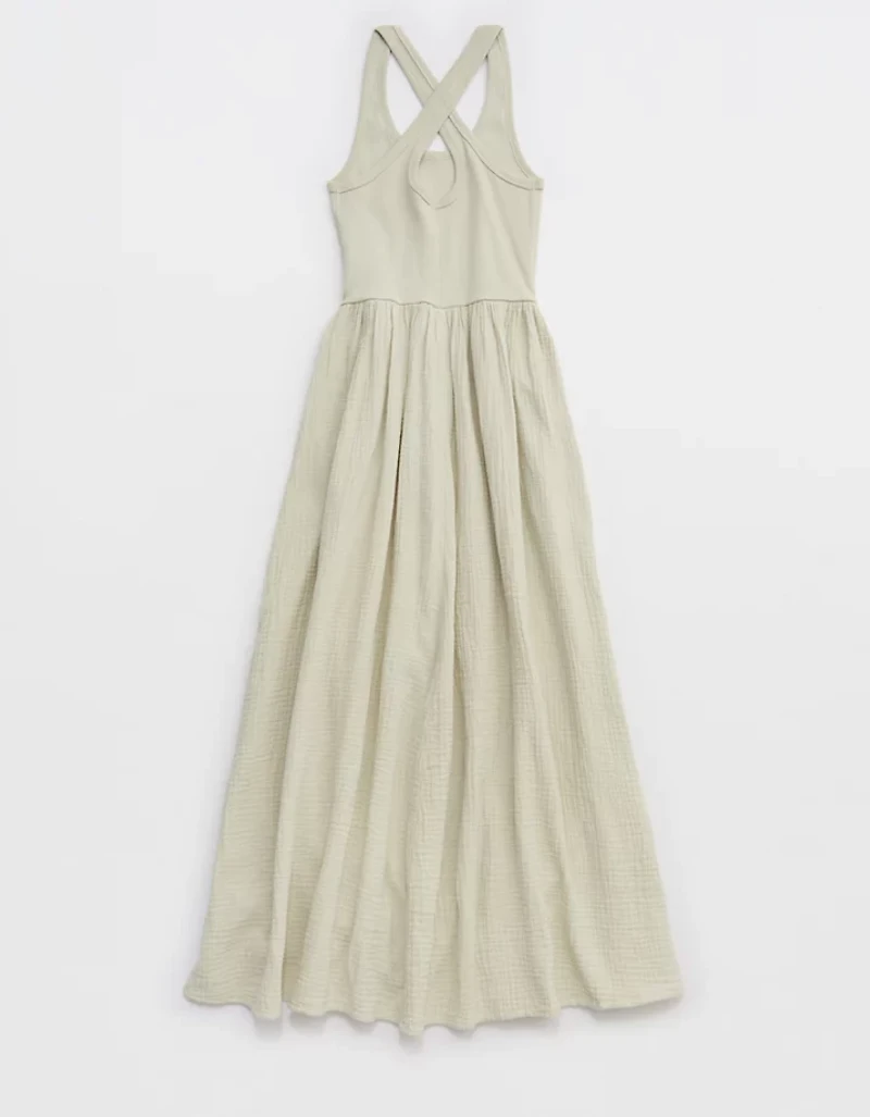 Aerie At The Barre Cross Back Dress